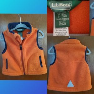 L.L.Bean orange vest